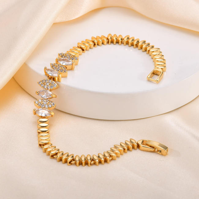 Wholesale Copper Cuban Chain Bracelet