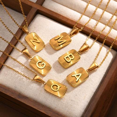 Wholesale Stainless Steel Alphabet Pendant