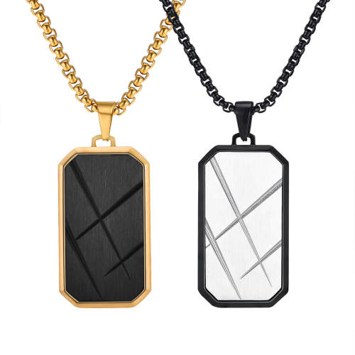 Wholesale Stainless Steel Geometric Chocolate Pendant