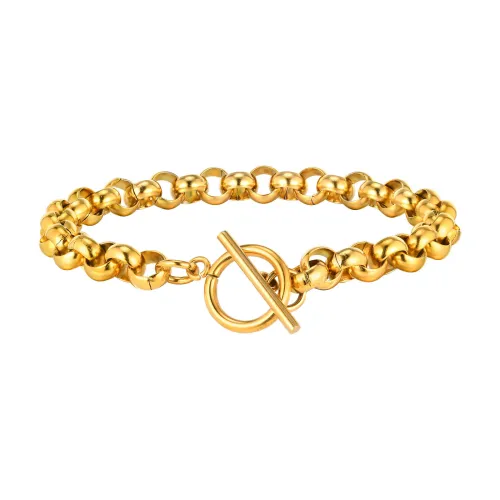 Wholesale Stainless Steel T-bar Rolo Link Bracelet