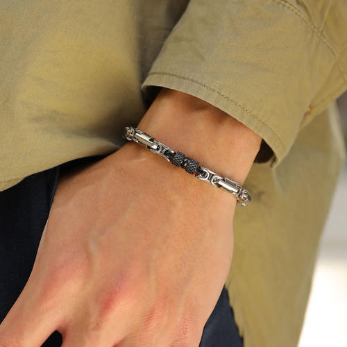Wholesale Stainless Steel Byzantine Chain Bracelet
