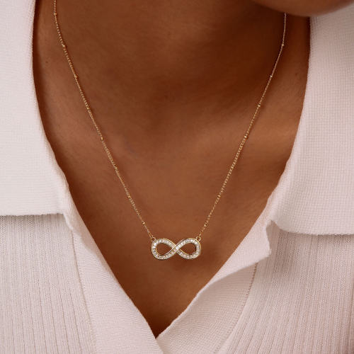 Wholesale Copper Infinity Pendant Necklace