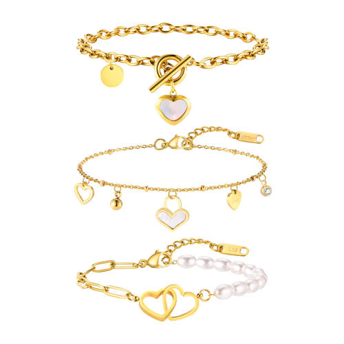 Wholesale Stainless Steel Women Bracelet with Love