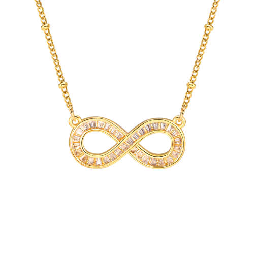 Wholesale Copper Infinity Pendant Necklace