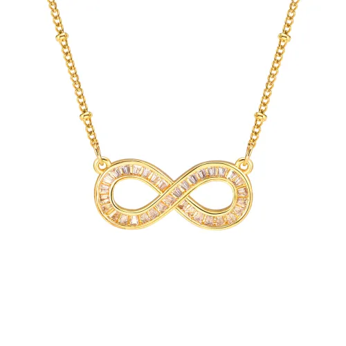 Wholesale Copper Infinity Pendant Necklace