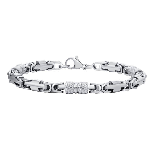 Wholesale Stainless Steel Byzantine Chain Bracelet