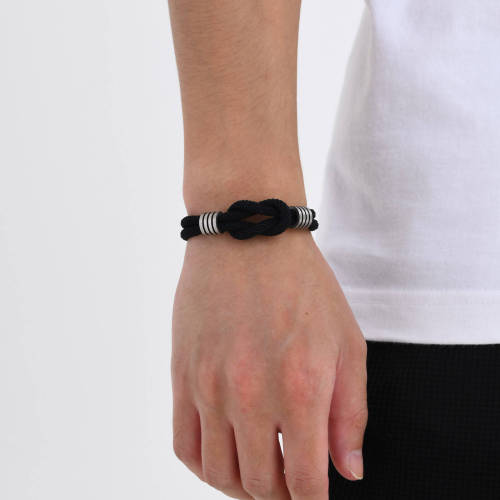 Wholesale Black Rope Infinity Bracelet