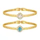 Wholesale Women Copper Zirconia Bracelet