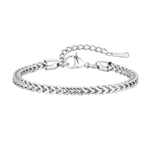 Wholesale Stainless Steel Women Foxtail Chain Bracelet