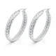 Wholesale Stainless Steel Wheat Shape Hoop Earring
