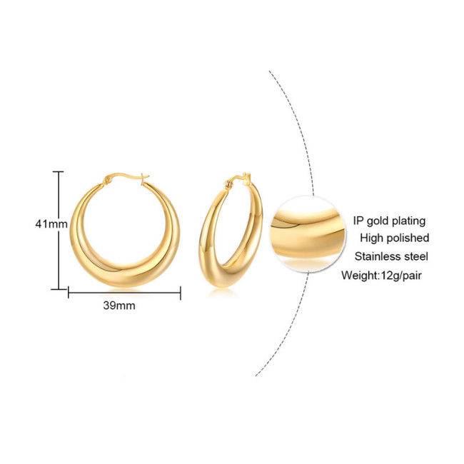 Wholesale Stainless Steel Hoop Earrings Accessorize