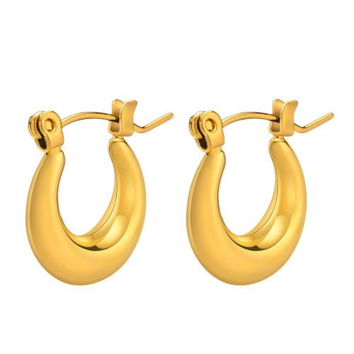 Wholesale Stainless Steel Fashion Golden Earrings
