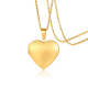 Wholesale Stainless Steel Engravable Heart Photo Locket Necklace