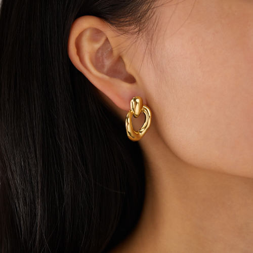 Wholesale Stainless Steel Fashion Love Earring