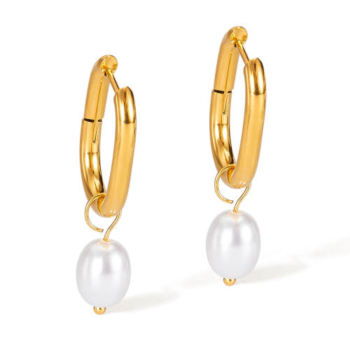 Wholesale Stainless Steel Earring with Pearl