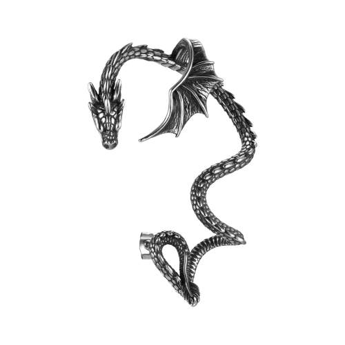 Wholesale Stainless Steel Flaming Dragon Left Earring