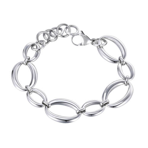 Wholesale Stainless Steel Oval Link Chain Bracelet