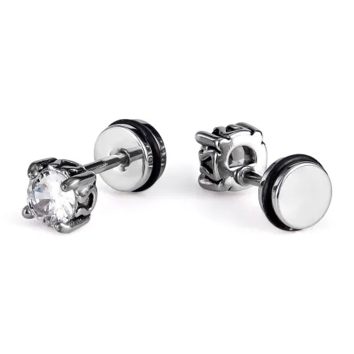 Wholesale Stainless Steel with Zirconia Earrings