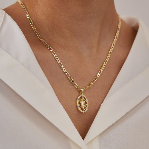 Wholesale Copper Virgin Mary Necklace