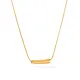 Wholesale Stainless Steel Minimalism Bar Necklace