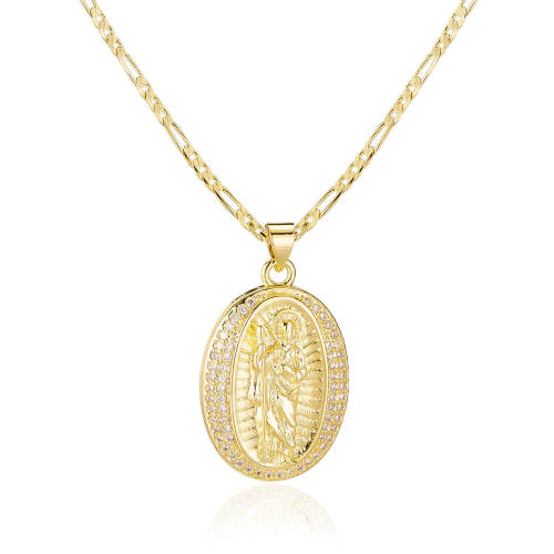 Wholesale Virgin Mary Copper Necklace