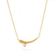 Wholesale Stainless Steel Geometric Zirconia Necklace