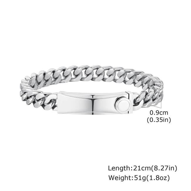 Wholesale Stainless Steel Mens Handsome Bracelet