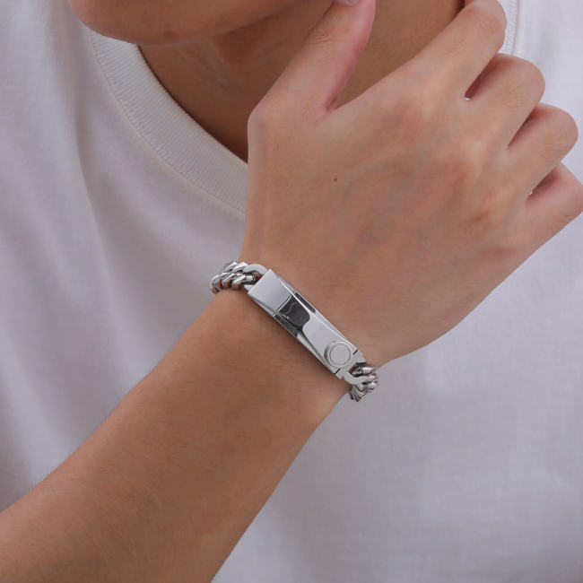 Wholesale Stainless Steel Mens Handsome Bracelet