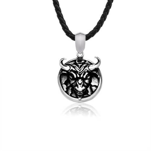 Wolesale Stainless Steel Vintage Bull's Head Pendant