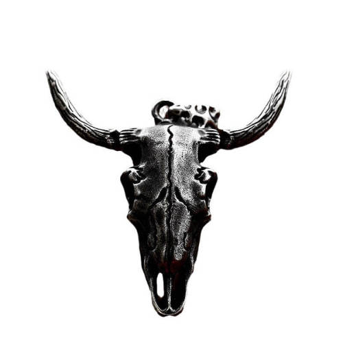 Wholesale Stainless Steel Cow Skull Pendant
