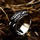 Wholesale Stainless Steel Men Skeleton Skull Band Ring