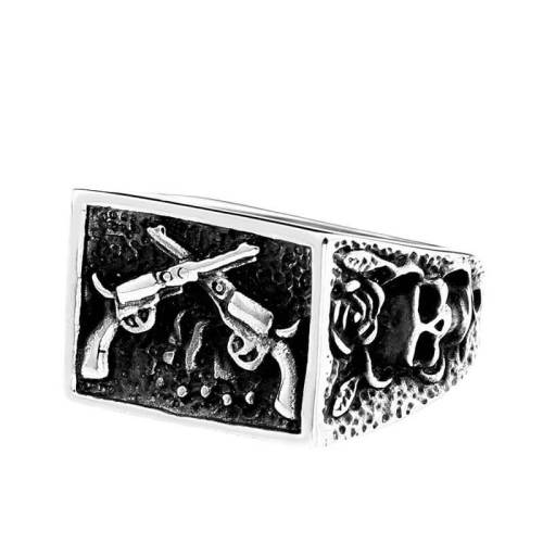 Wholesale Stainless Steel Punk Skull Ring