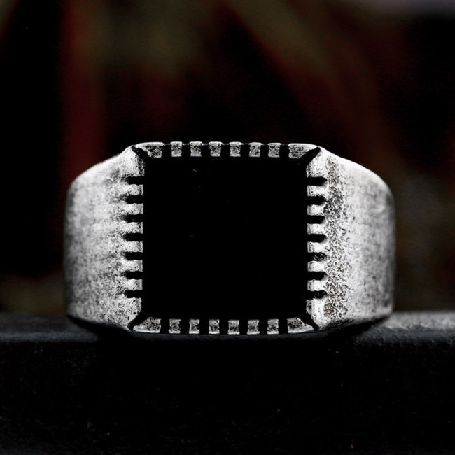 Wholesale Stainless Steel Vintage Men's Ring