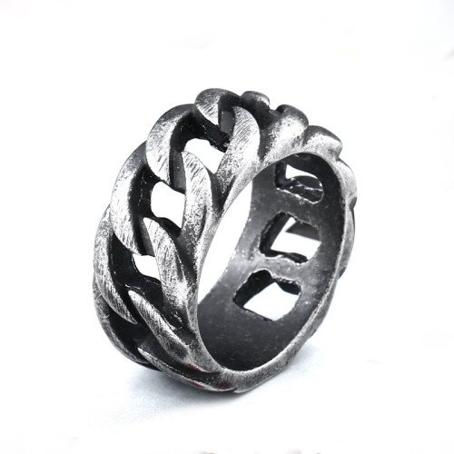 Wholesale Stainless Steel Vintage Chain Ring