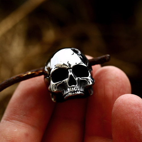 Wholesale Stainless Steel Polished Skull Pendant