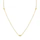 Wholesale Stainless Steel Chain Necklace with 3 Beads