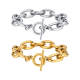 Wholesale Stainless Steel Chunky OT Buckle Bracelet