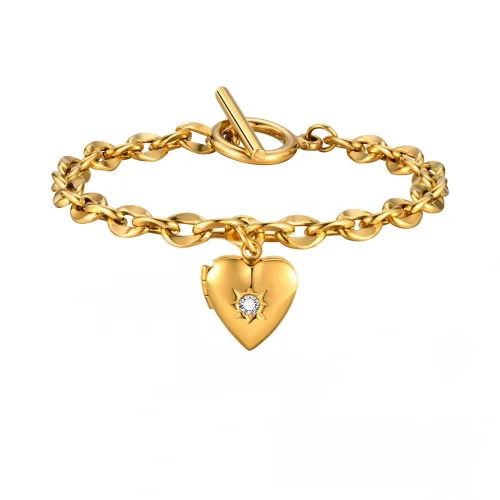 Wholesale Stainless Steel Love OT Buckle Bracelet