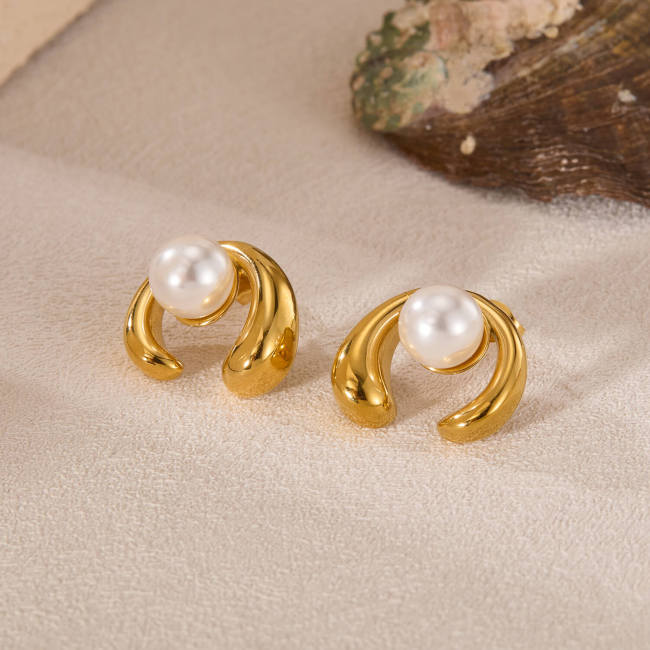 Wholesale Stainless Steel Niche Design Earrings