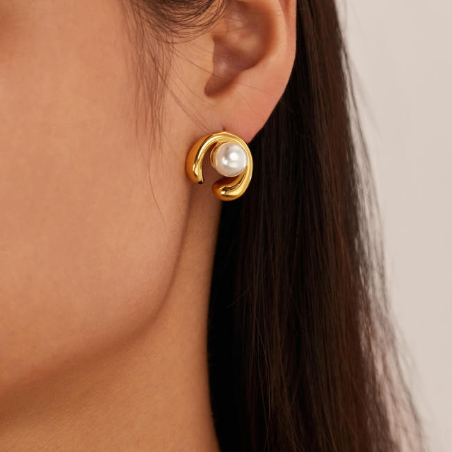 Wholesale Stainless Steel Niche Design Earrings