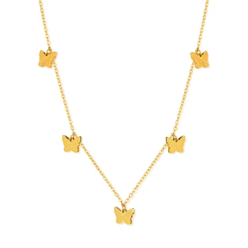 Wholesale Stainless Steel Butterfly Necklace