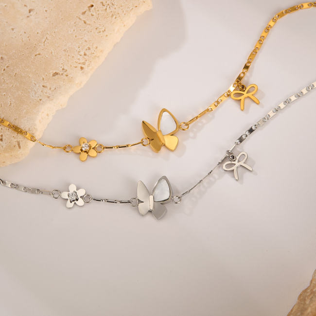 Wholesale Stainless Steel Butterfly Bracelet