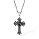 Wholesale Stainless Steel Cross Cobra Necklace