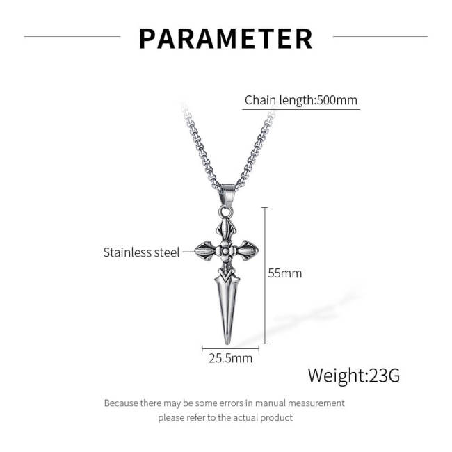 Wholesale Stainless Steel Crucifix Necklace