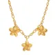 Wholesale Stainless Steel Women Flower Necklace