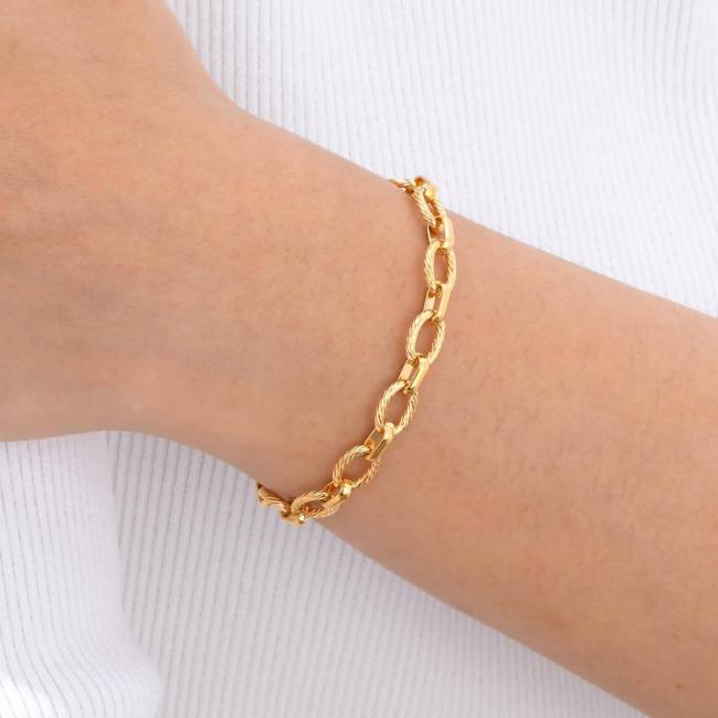 Wholesale Stainless Steel Embossed Handmade Bracelet Necklace