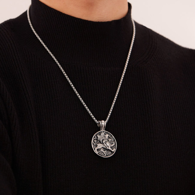 Wholesale Stainless Steel Greek Mythology Pendant