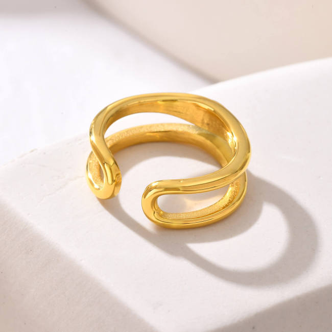 Wholesale Stainless Steel Fashion Open Ring