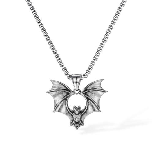 Wholesale Stainless Steel Bat Necklace