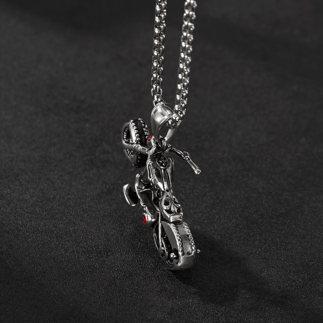 Wholesale Stainless Steel Motorcycle Necklace
